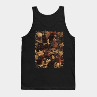 Cat Mushroom Mysteries Purrfectly Curious Tank Top